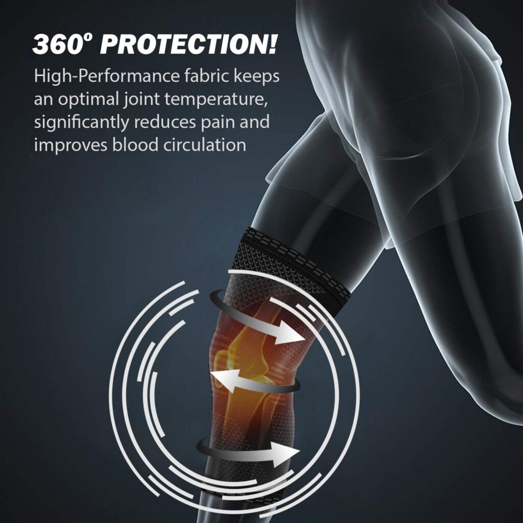 Protección 360  de la rodillera Powerlix